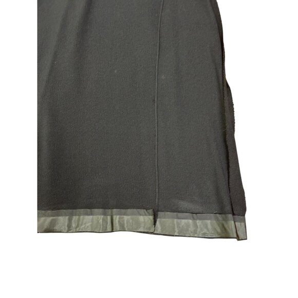 1940s crepe dress with beaded and sequin bodice plus size - Picture 9 of 10